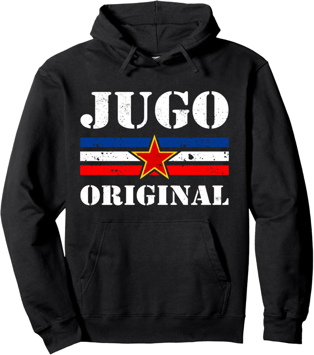 SFRJ Jugoslawien Design mit Jugo Original Flagge Pullover Hoodie