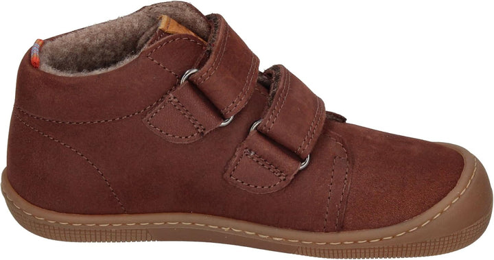 Koel4Kids Nubuk Lederschuhe Navy + Wollfutter, Barfussschuhe breitere Leiste Don 002.233-100 20 EU W