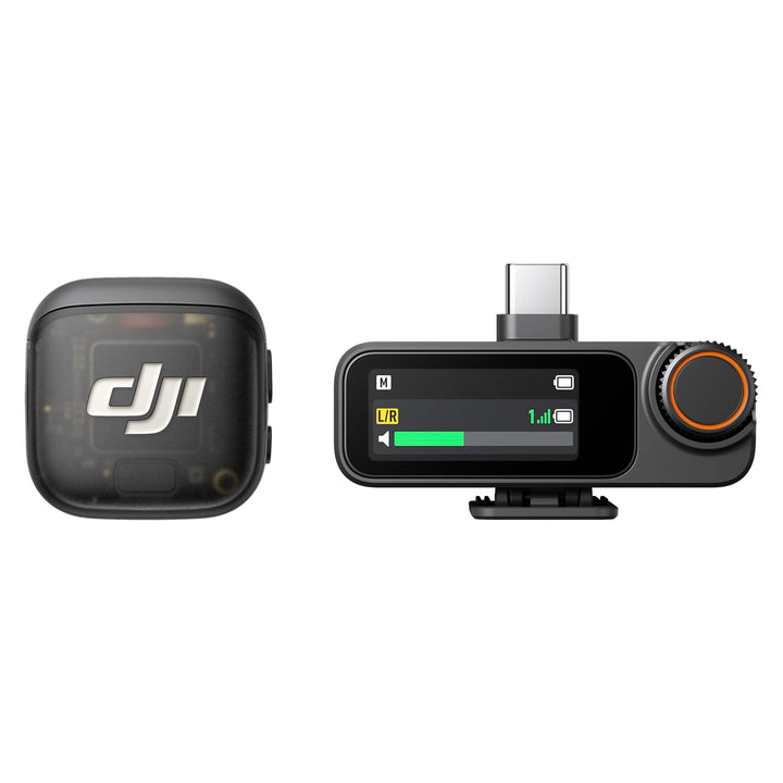 DJI Mic 3 (1 Sender + 1 Empfänger), drahtloses Lavalier-Mikrofon für iPhone/Kamera/Android, Ultralei