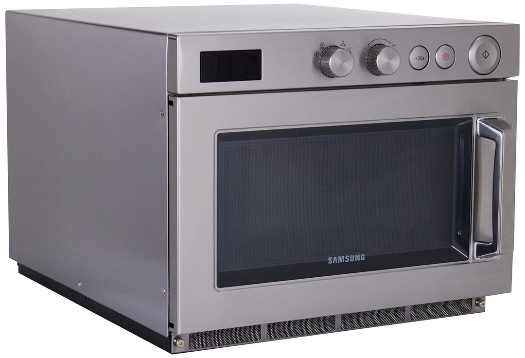 SARO SAMSUNG Mikrowelle für Gastronomie – 26 L – 1500 W – 5 Leistungsstufen – Edelstahl/Keramik – Dr
