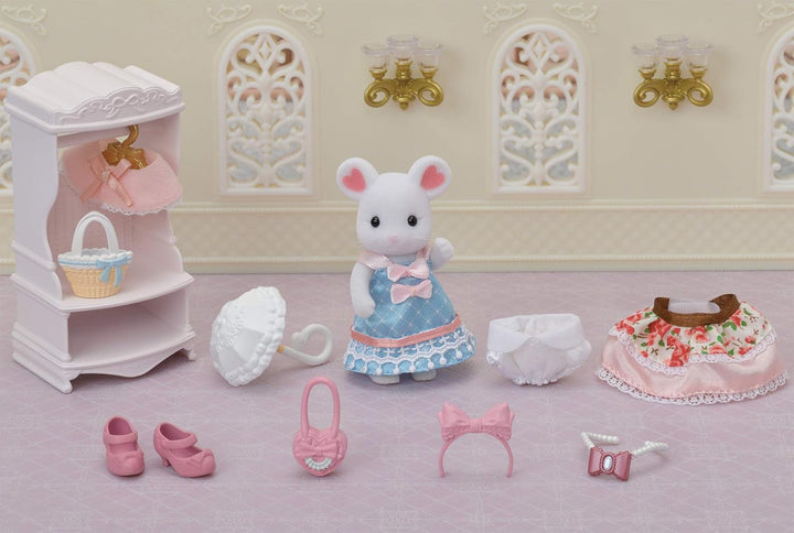 Sylvanian Families 5540 Mode Spielset mit Marshmallow Maus - Puppenhaus Spielset Einzeln, Einzeln