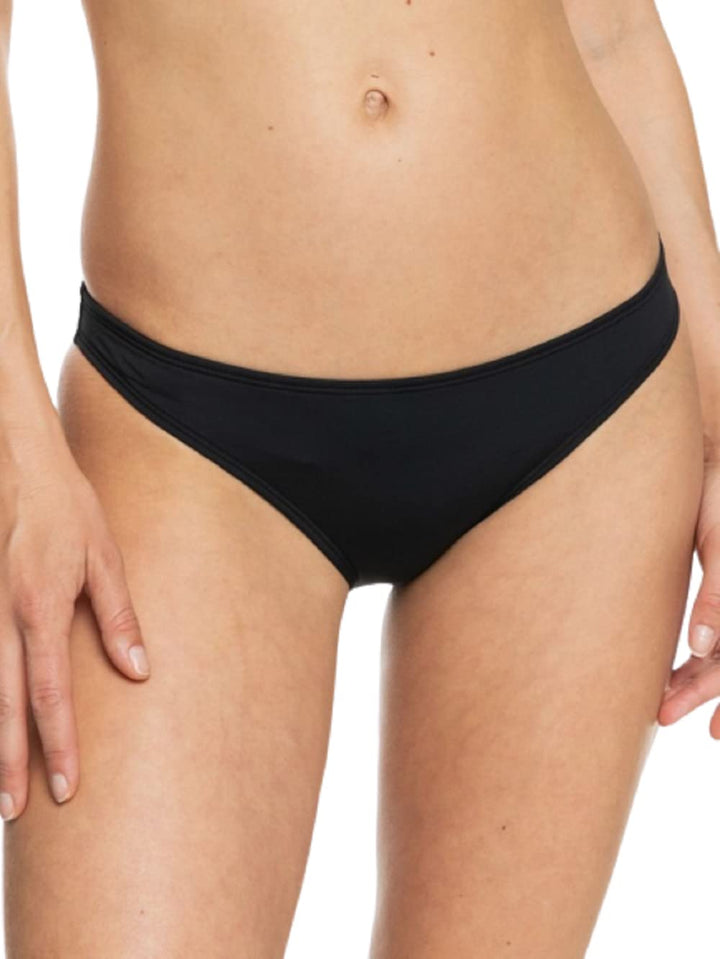 Roxy Damen Solid Beach Classics Moderate Swimsuit Bikini Bottom Bikinihose XS Anthrazit 22, XS Anthr