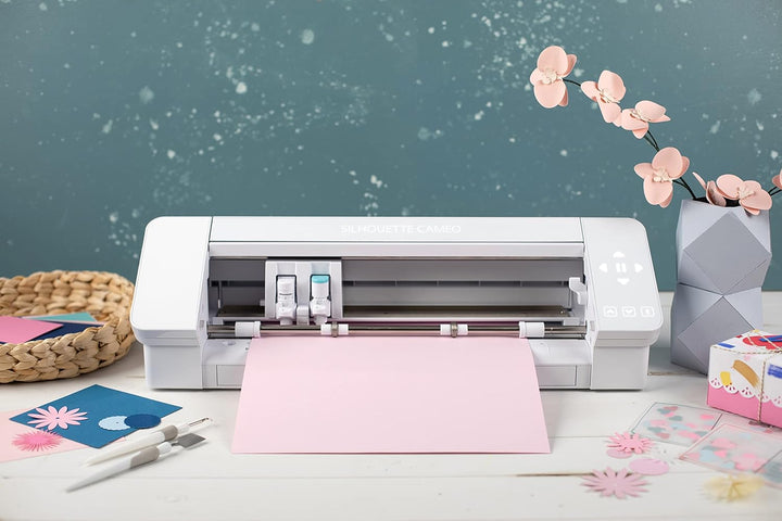 Silhouette America SILH-CAMEO-4-WHT-5T Silhouette Cameo 4 Schneideplotter, Weiss, 30,5 cm Schneidebr