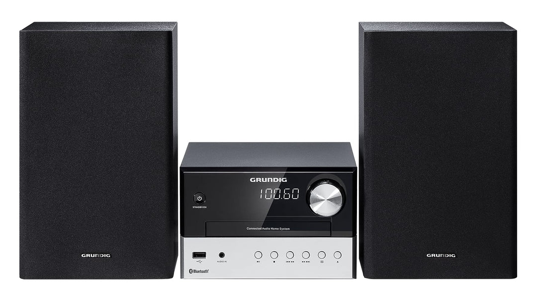 Grundig CMS 2000 BT, HiFi System, schwarz, GHF1040 FM 30 Watt RMS Single, FM 30 Watt RMS Single