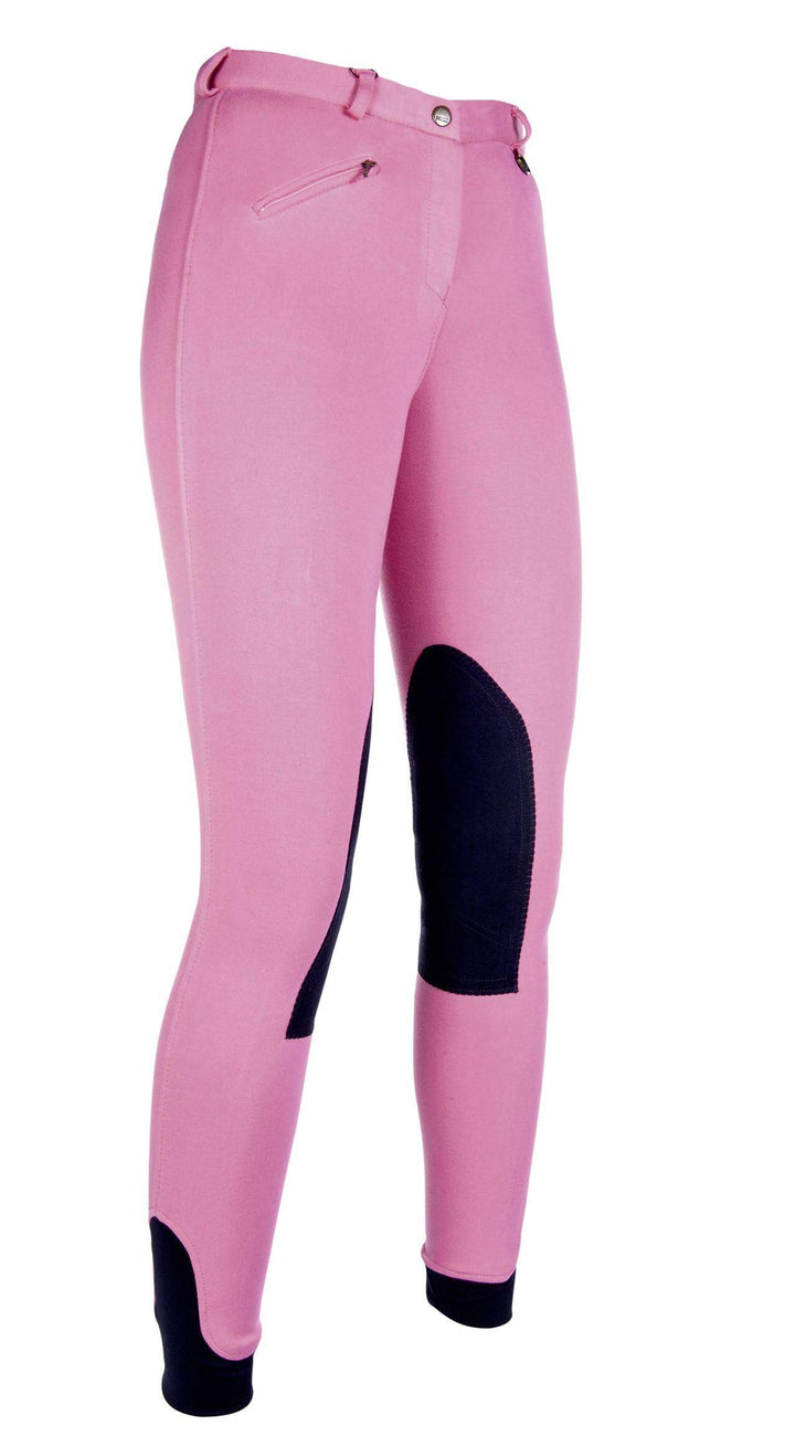 HKM 9064 Reithose Penny Easy, Mädchen Hose 42 Pink / Dunkelblau, 42 Pink / Dunkelblau