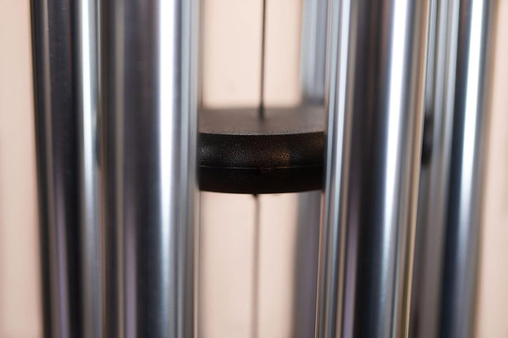 Sonic Energy Moon Meditation Chime – Windspiel mit 6 Klangstäben (432 Hz) – für Garten u. Entspannun