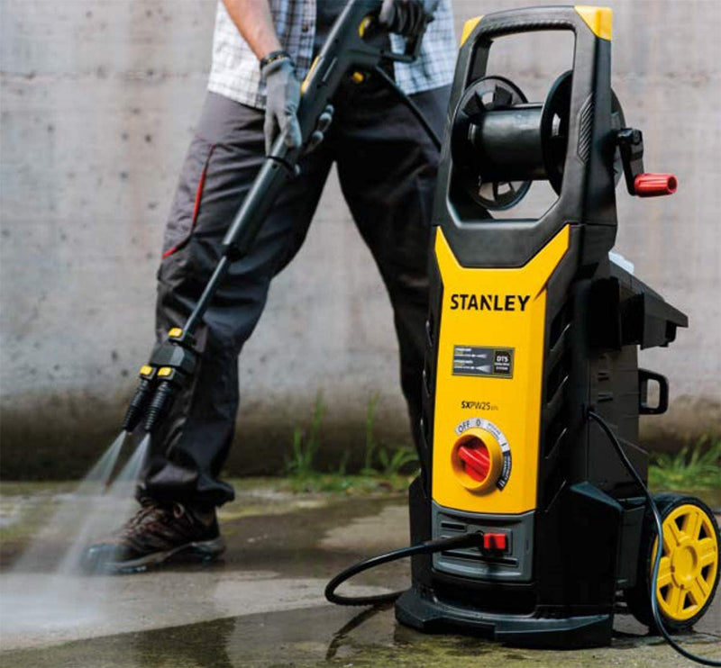 Stanley Hochdruckreiniger SXPW25DTSE mit Dualtech System(2500 W, 150 Bar, 810 l/h) DTS 2500 W, DTS 2