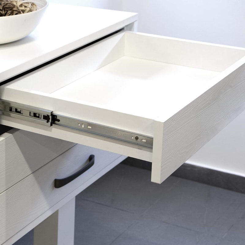 Emuca - Satz Führungen für Schublade 45x500mm, Set Schubladenführungen vollauszug mit Rollen, Kugela