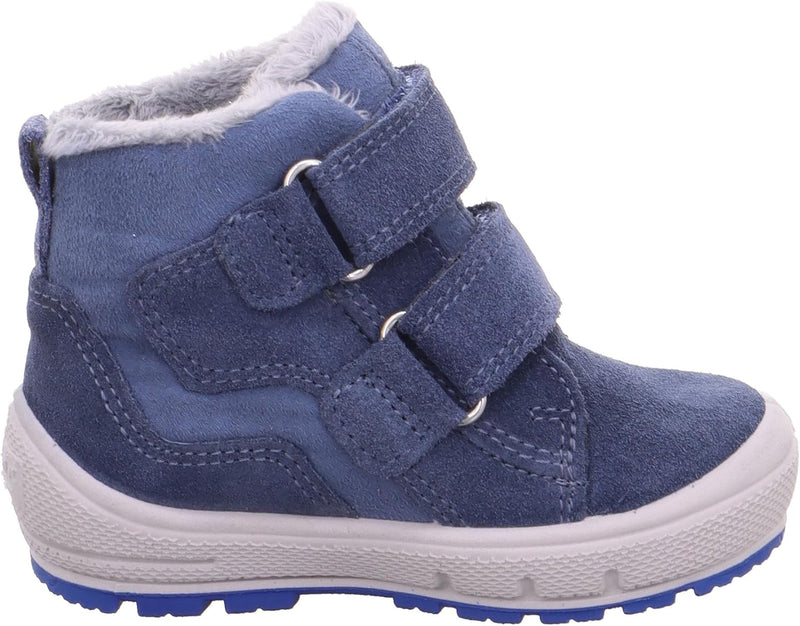 Superfit Baby-Mädchen Groovy Warm Gefütterte Gore-tex Schneestiefel 19 EU Blau Grau 8000, 19 EU Blau