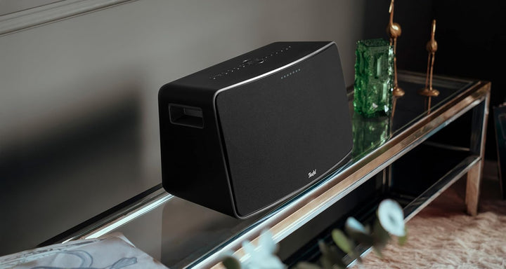 Teufel Motiv® XL HiFi Smart Speaker mit WLAN 210 Watt Kraftvoller Multiroom Schwarz, Schwarz