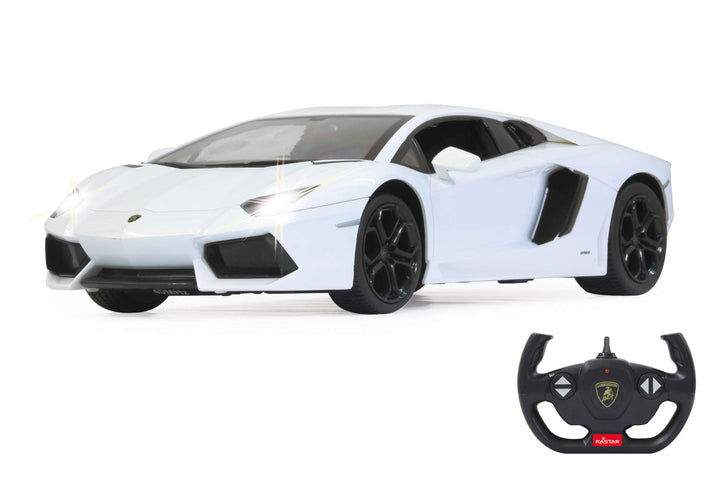 JAMARA 404316 - Lamborghini Aventador 1:14 2,4GHz - offiziell lizenziert, bis 1 Std. Fahrzeit bei 11