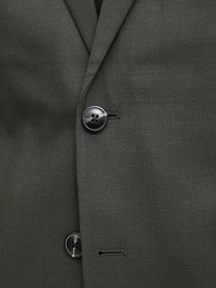 JACK &amp; JONES Male Einreihiger Blazer und Hose JPRSOLARIS Super Slim Fit Anzug 46 Rosin, 46 Rosin