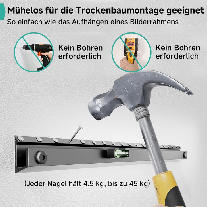 Auoace fernseh Halterung Wand für 22-55 Zoll, bis zu 45kg, bis zu 5° neigbar, kein Bohren, Keine Ank