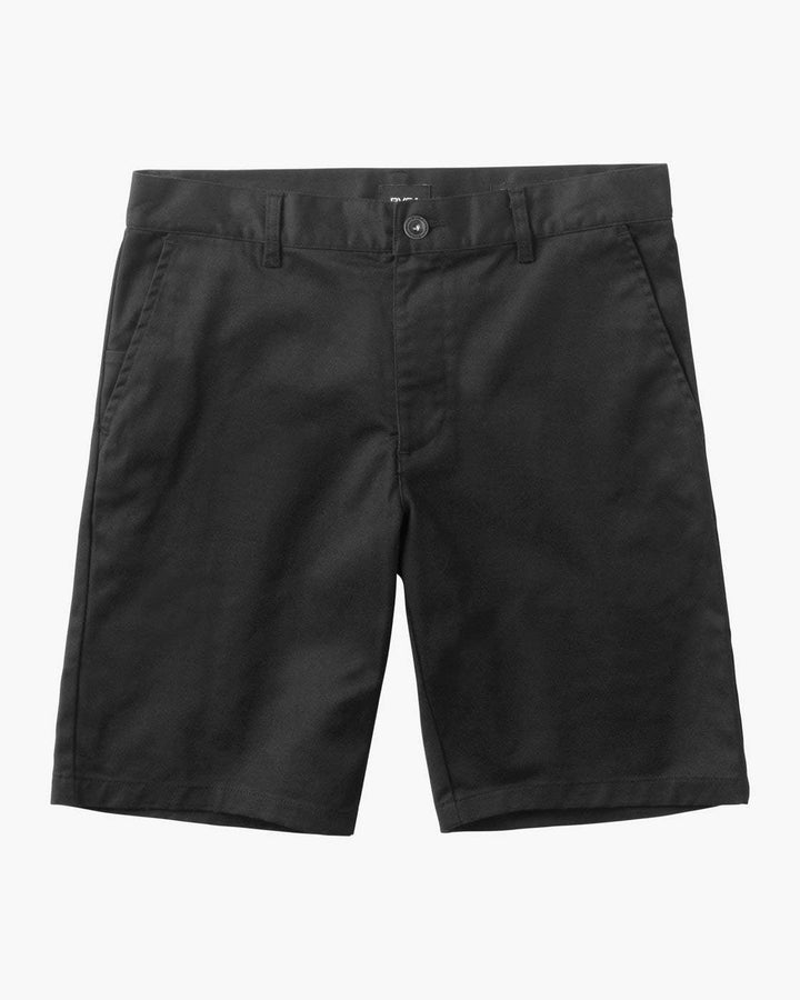 RVCA Jungen Lässige Shorts Weekend Stretch Chino Walkshort Grösse: 26 Schwarz, Grösse: 26 Schwarz