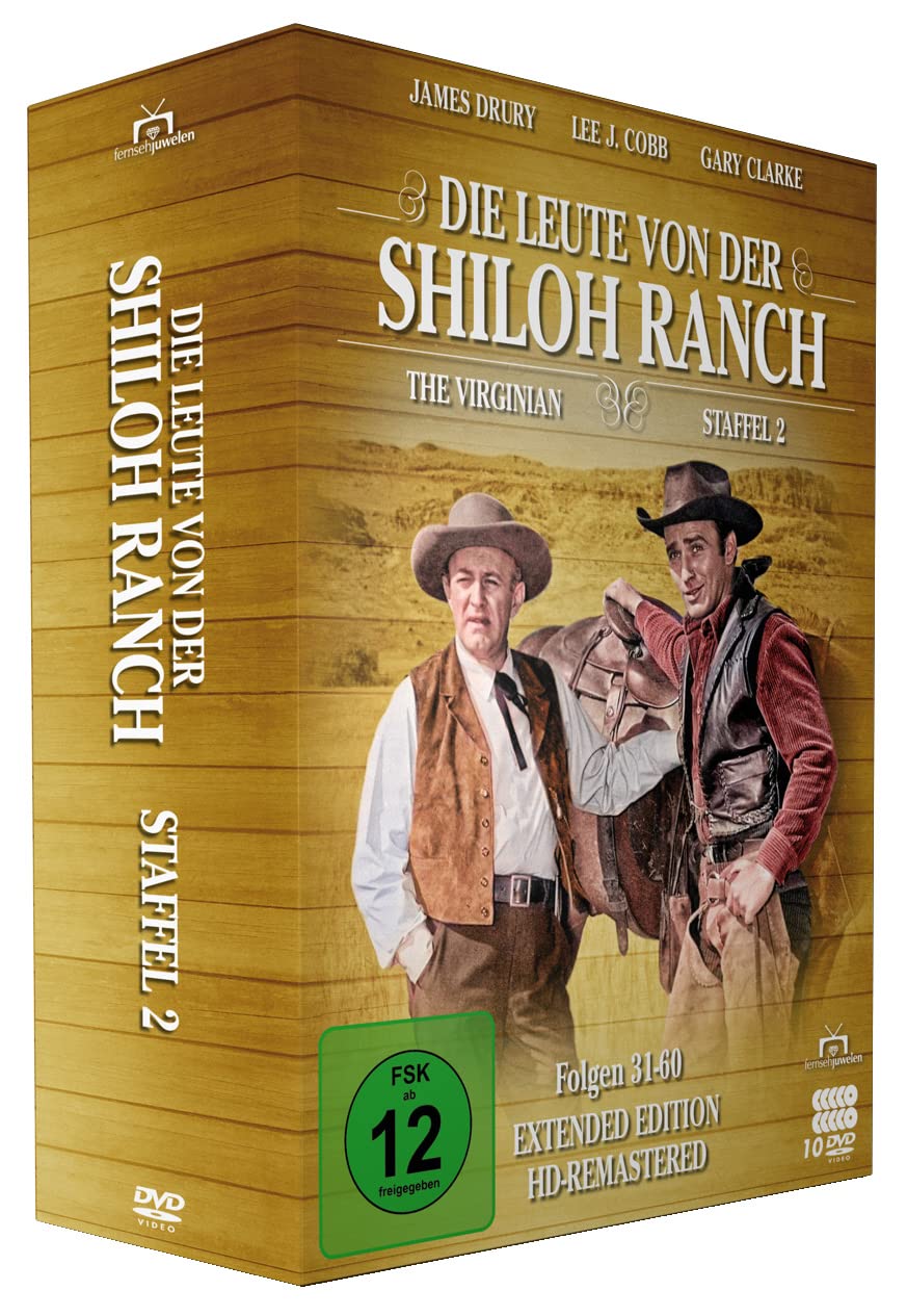 Die Leute von der Shiloh Ranch - Staffel 2 (HD-Remastered) (The Virginian: Extended Edition) (Fernse