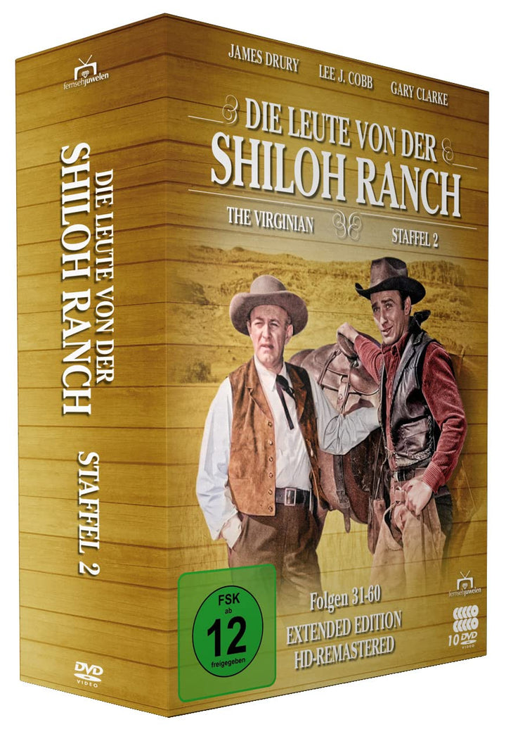 Die Leute von der Shiloh Ranch - Staffel 2 (HD-Remastered) (The Virginian: Extended Edition) (Fernse