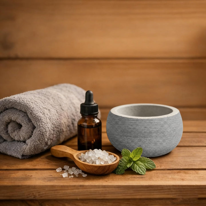 Sauna Aromaschale aus sauna zubehör, 10,5 x 6 cm, Aromatherapie-Schale als Accessoire für Saunaräume