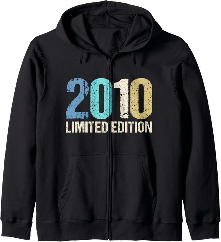 14. Geburtstag Junge Mädchen 14 Jahre 2010 Lustig Geschenk Kapuzenjacke