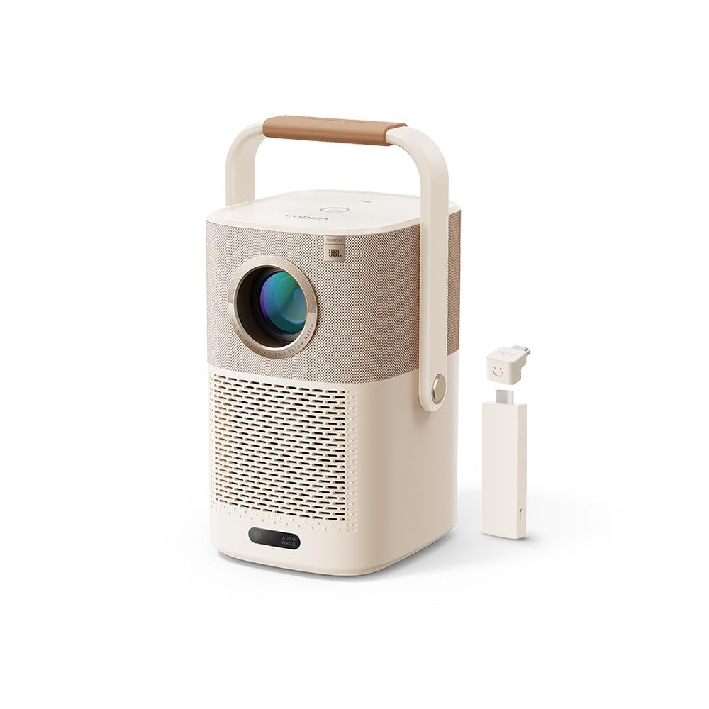 Yaber T2 Plus Outdoor Projektor mit WiFi 6 und Bluetooth, Native 1080P Smart Movie Tragbarer Projekt