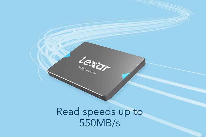 Lexar 2,5 Zoll SATA III (6 Gb/s) 256GB SSD, Solid-State-Laufwerk, SSD Festplatte Interne bis zu 550