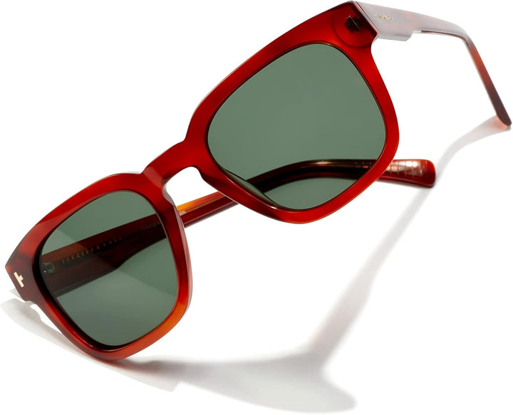 HAWKERS Unisex Stack Sonnenbrille Einheitsgrösse Türkis/Carey, Einheitsgrösse Türkis/Carey