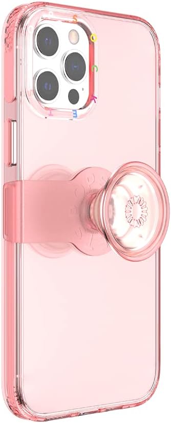 PopSockets: PopCase Hülle für iPhone 12 Pro Max mit Abnehmbarem PopGrip Slide Sockel und Griff mit A