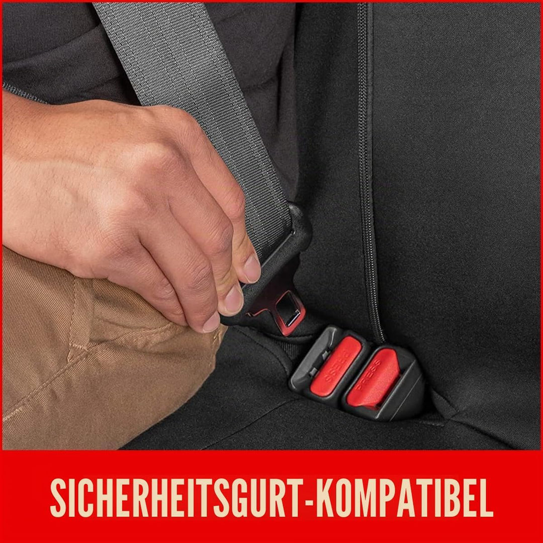 AUTOYOUTH Autositzbezüge, Vordersitzbezüge, mit geteilter Autobank, für Damen, komplettes Set, Sitzs