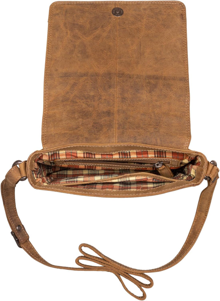 STILORD 'Edith' Lederhandtasche Damen Echtleder Klein Leder Handtasche Schultertasche Umhängetasche