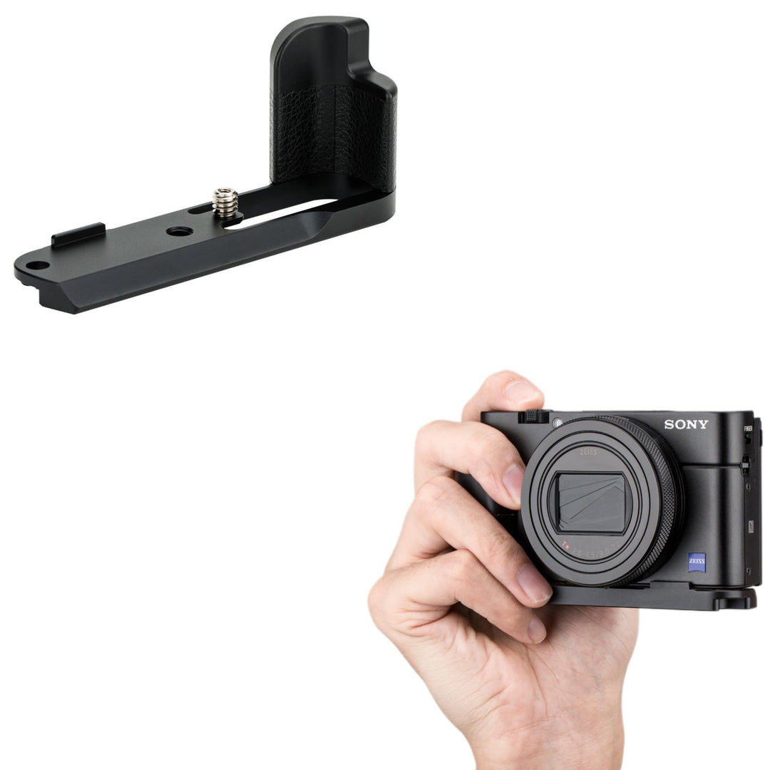 JJC Metall Kamera-Handgriff für Sony RX100VI/ RX100V/ RX100VA/ RX100IV/ RX100III/ RX100II/ RX100 Für