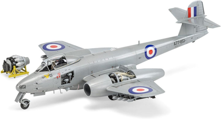 Airfix A09184 1/48 Gloster Meteor F8, KoreaKrieg Modellbausatz, Grau