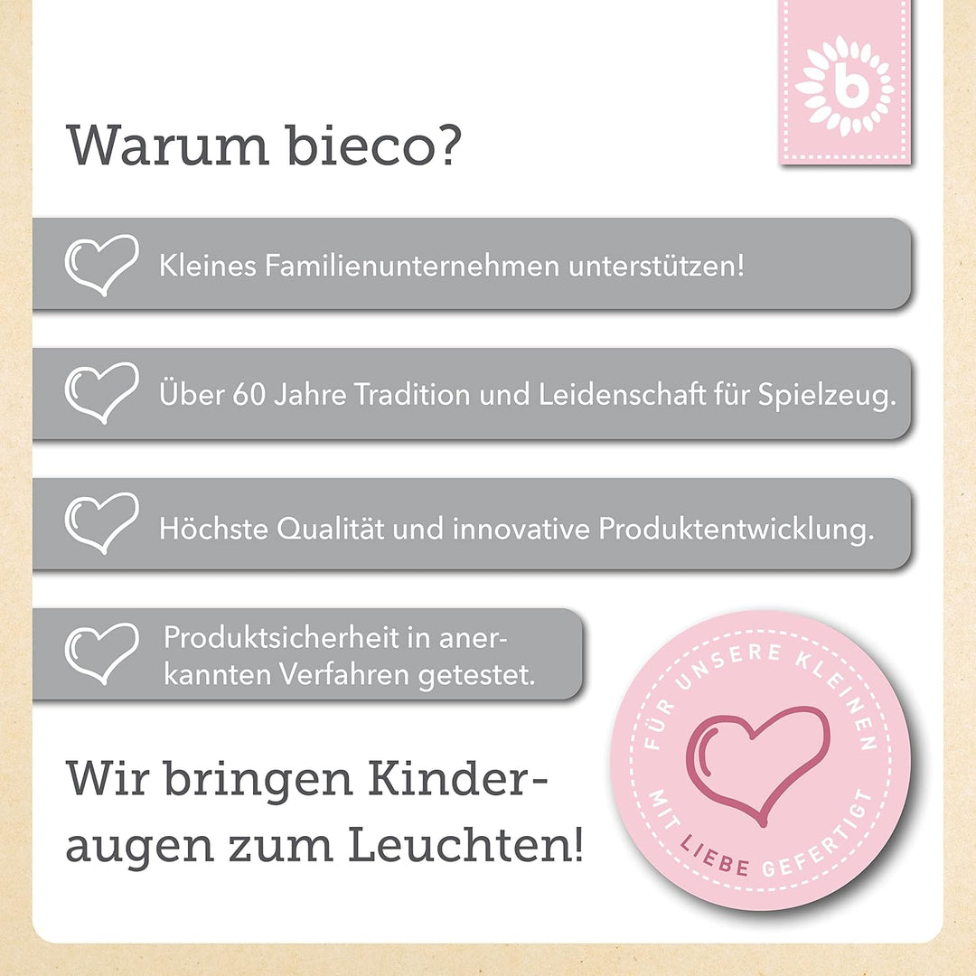 Bieco Kleiderbügel Kinder & Baby Organisator, Länge ca. 30 cm 32 Stück Rosa, 32 Stück Rosa