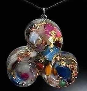 Panotophia Orpanit® Orgonit Amulett „Troika“ 3er Spirale Triskel I 100% echter Orgonit I Schutz gege