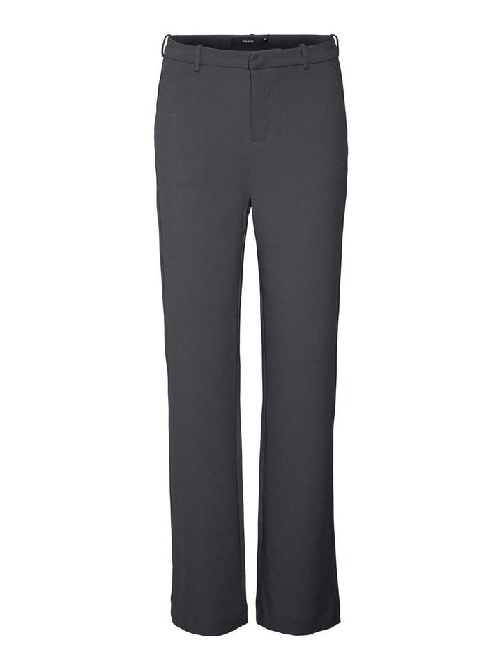VERO Moda Damen Hose Vmzamira Mr Slim Straight Pant Ga Noos 40W / 34L Grey Pinstripe, 40W / 34L Grey