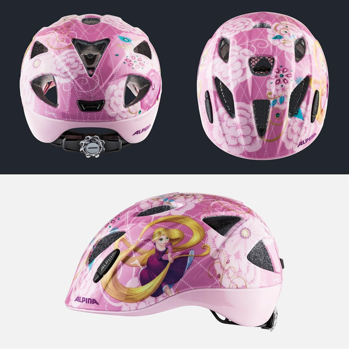 ALPINA XIMO - Leichter, Sicherer & Bruchfester Fahrradhelm Mit Optionalen LED-Licht Für Kinder Rapun