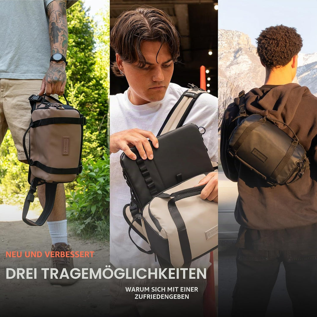 WANDRD ROGUE Sling V2: Wetterfeste Alltagstasche mit blitzschnellem Zugriff, anpassbarem Innenraum,