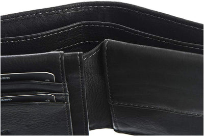 Greenland Nature Black Nappa Geldbörse RFID Leder 11 cm