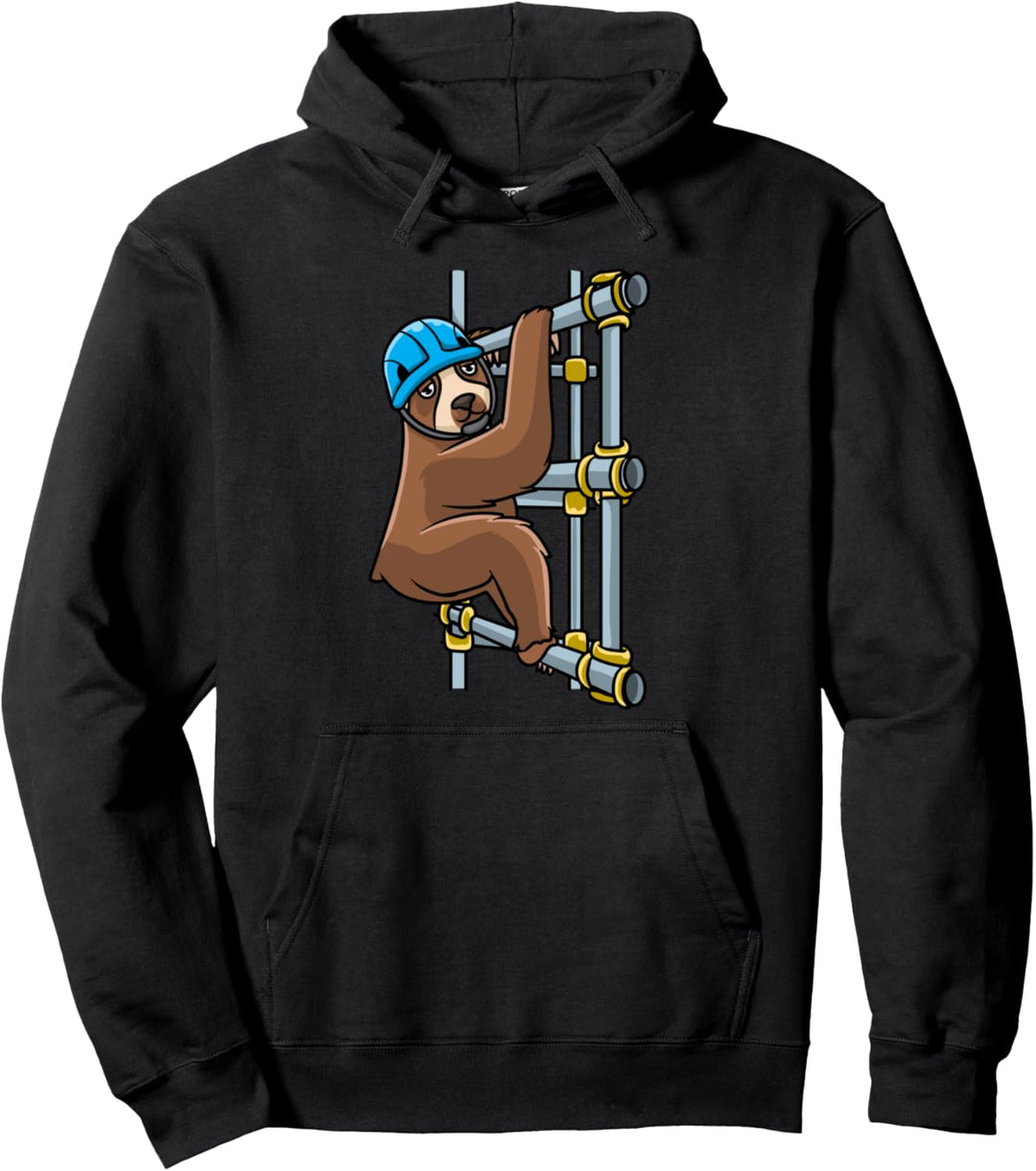 Gerüstbauer Faultier Gerüstbau Pullover Hoodie