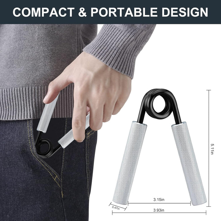 COVVY Griffkraft Trainer Set,50/100/150/200/250LBS Handgriff Trainer,rutschfester Metall unterarmtra