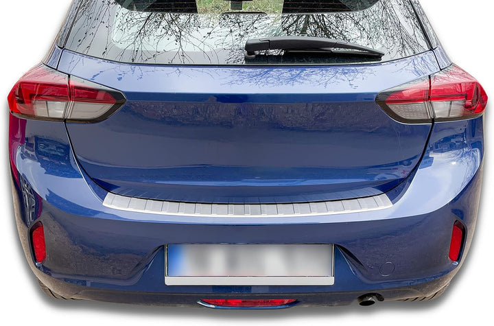 Ladekantenschutz Edelstahl CHROM kompatibel für OPEL Corsa F | BJ ab 2019 | premium Qualität von REC