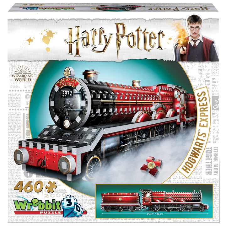 WREBBIT3D , Harry Potter: Hogwarts Express (460pc), Puzzle, Ages 14+