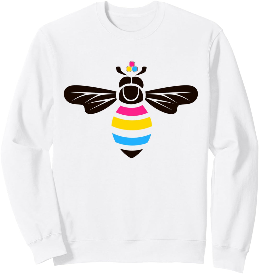 Pansexueller Stolz Flagge Pansexuelle Biene Sweatshirt