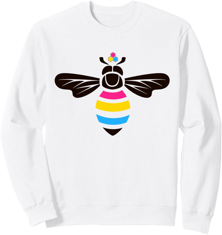 Pansexueller Stolz Flagge Pansexuelle Biene Sweatshirt