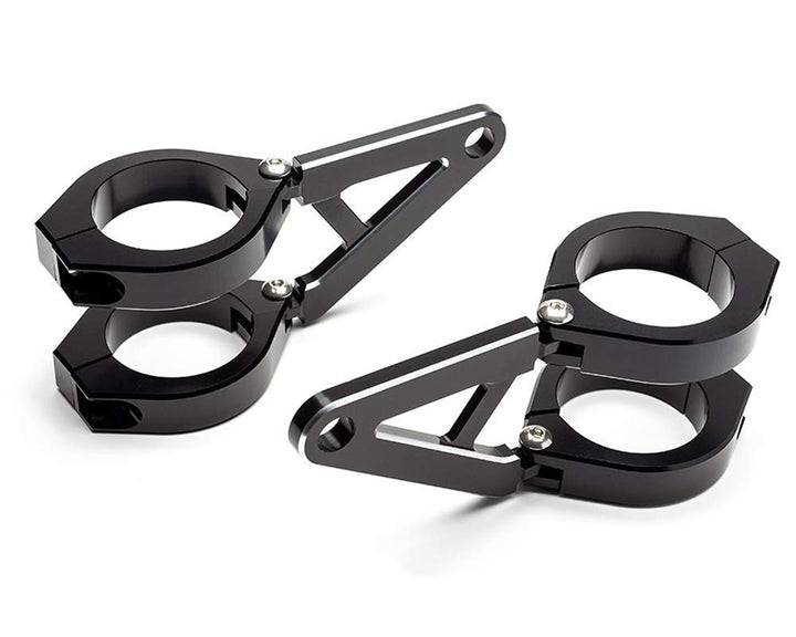 Alchemy Parts Motorrad Scheinwerfer-Halter mit Kurzen Arme Für Massgefertigt Projekt Motorrad - Schw