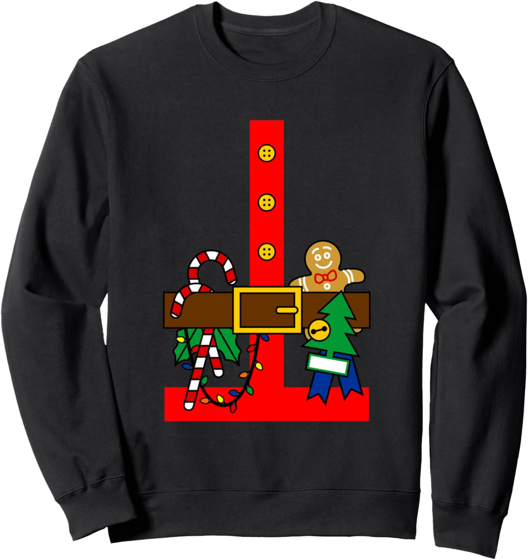 Elf Christmas Costume Santa's Helper Dwarf Sweatshirt