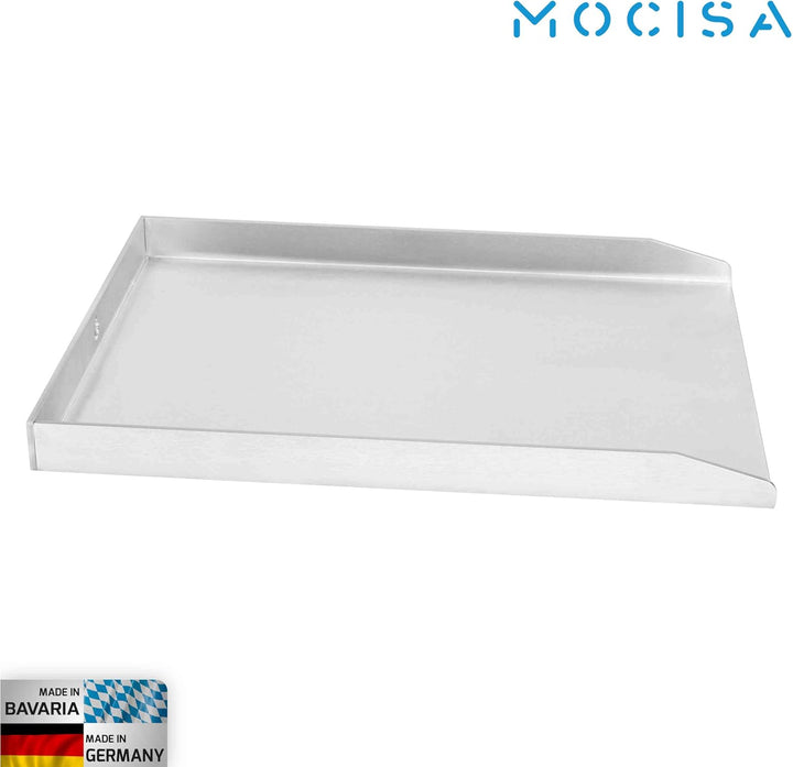 mocisa Grillplatte | Plancha | BBQ-Wanne | Grillkorb | Edelstahl | Massiv | hochwertig verarbeitet |