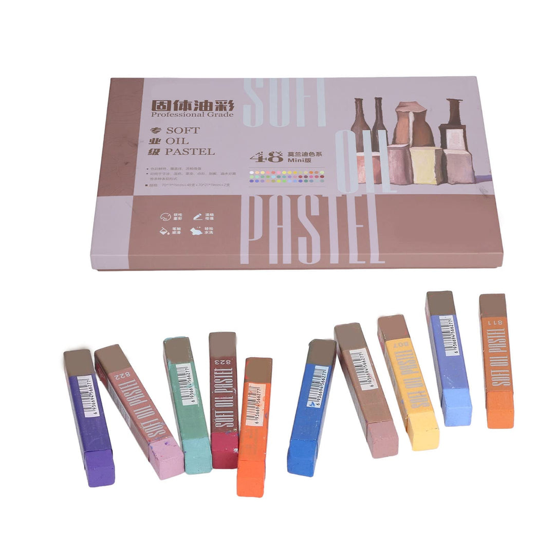 Qcwwy Zeichnen Pastelle Öl Pastelle Vivid Soft Pastelle Pastell Sticks DIY Malen Zubehör für Graffit