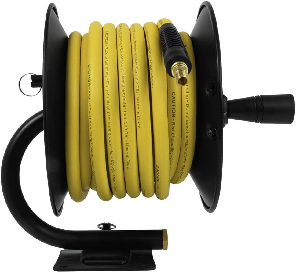 DeWalt DXCM024-0348 3/8” x 50’ Manual Hose Reel with Rubber Hose