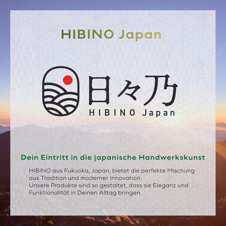 HIBINO Japanisches Matcha Set – Matcha Schale mit Ausguss, Matcha Besen & Halter, Bambus Löffel & Ed