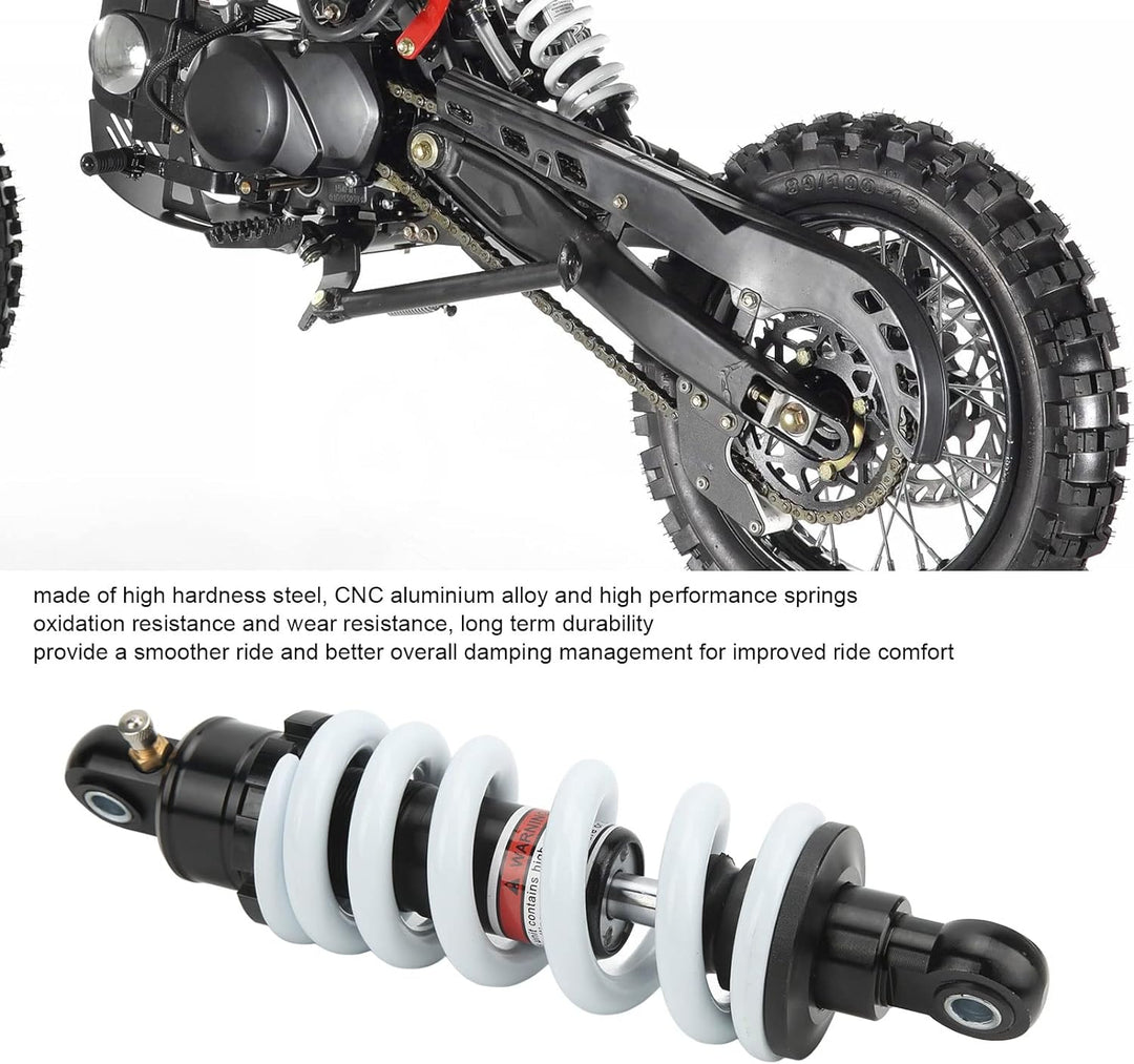 Stossdämpfer, 250 mm Motorrad Stossdämpfer Einstellbarer Federungsdämpfer für ATV Go Kart Scooter Di