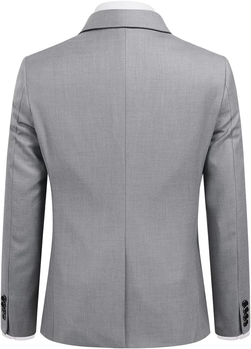 Allthemen Anzug Herren Slim Fit 3 Teilig Anzüge Modern Herrenanzug 3-Teilig Sakko Hose Weste für Bus